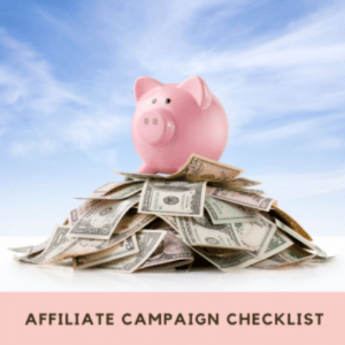 affiliate campaign checklist